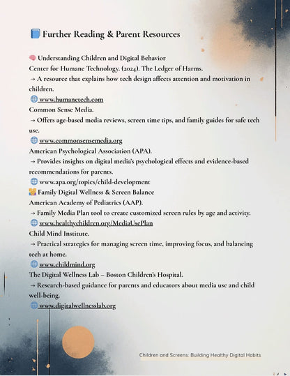 Children and Screens: A Parent’s Guide to Healthy Digital Habits